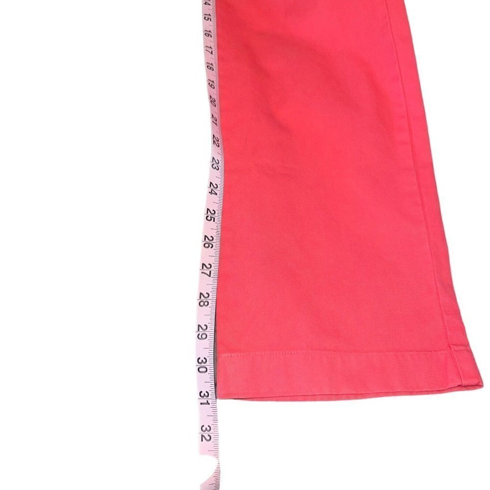 VINEYARD VINES Varsity Red Garment Dyed Slim Fit Breaker Cotton Pants Size 30x32 - Picture 6 of 10